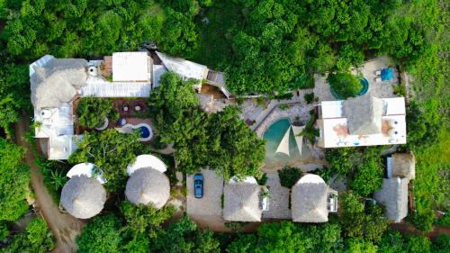 Άποψη από ψηλά του Carpe Diem Casitas & Villas Mazunte