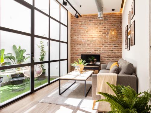 Posezení v ubytování Huelin Suites