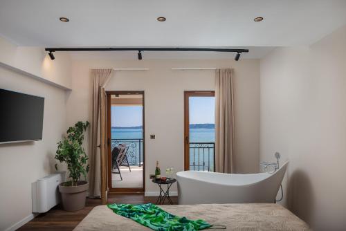 Beachfront Villa Anemona with Pool