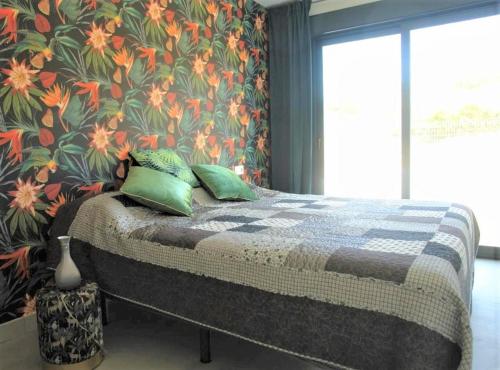 Ένα ή περισσότερα κρεβάτια σε δωμάτιο στο Blue Sunset - Apartamento Valentina