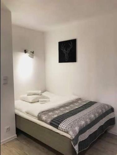 Cama o camas de una habitación en Apartamenty Centrum