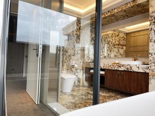 Koupelna v ubytování W house