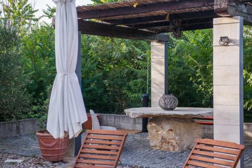 Κήπος έξω από το Villa Aleksandra