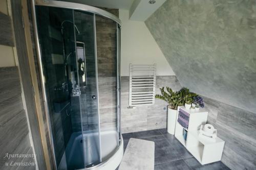 Kúpeľňa v ubytovaní Apartament u Łowiszów