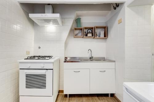 A kitchen or kitchenette at TREVI FOUNTAIN - RomeDreamHome
