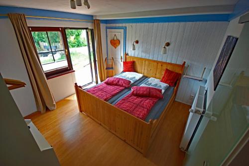Voodi või voodid majutusasutuse Biber Lodge toas