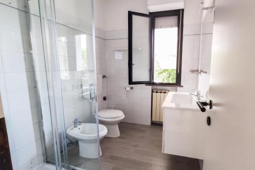 Et badeværelse på Appartamento al Mare con due Terrazze