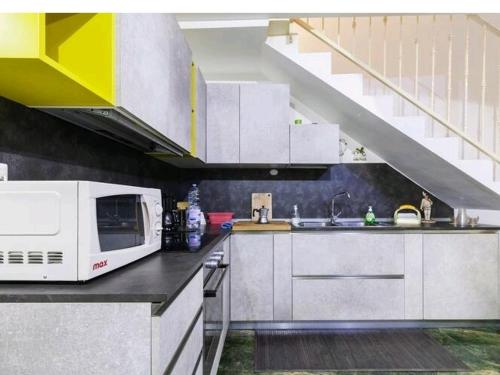 Η κουζίνα ή μικρή κουζίνα στο Appartamento Beverello