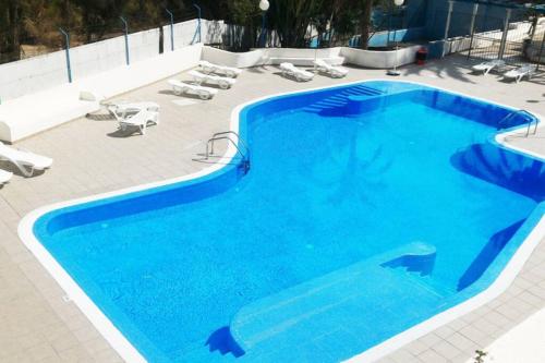Bazén v ubytování Bungalows Sonneland Maspalomas Canary Islands nebo v jeho okolí