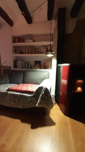 Knihovna v ubytování v soukromí