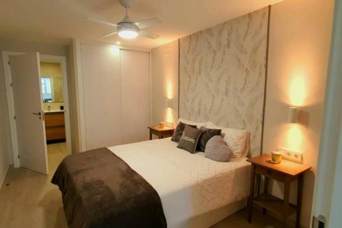 Postel nebo postele na pokoji v ubytování Apartamento nuevo centro de Marbella