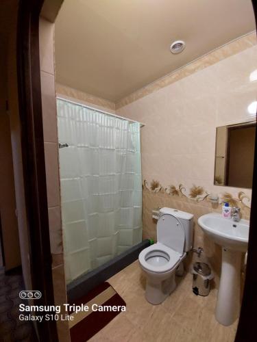 
A bathroom at B&B Odzun
