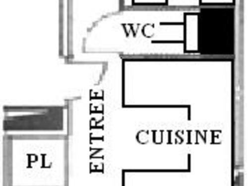 Appartement La Plagne, 3 pièces, 6 personnes - FR-1-455-57の見取り図または間取り図