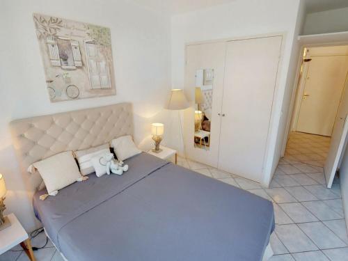 Ένα ή περισσότερα κρεβάτια σε δωμάτιο στο Appartement Menton, 2 pièces, 4 personnes - FR-1-196-172
