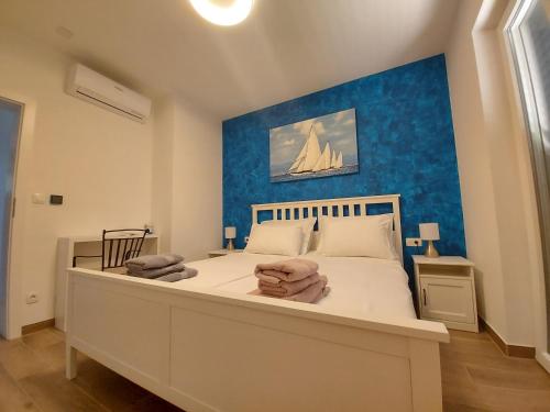Cama o camas de una habitación en Villa Paula