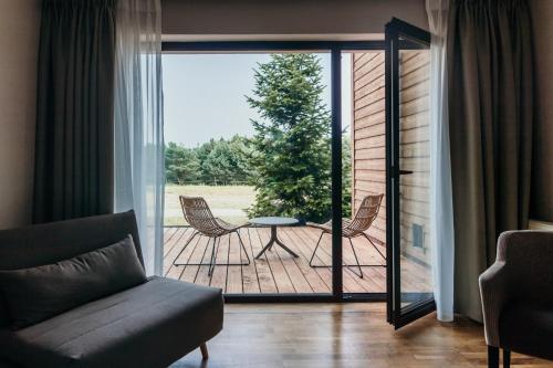 Zona de estar de Hotel Osada Karbówko Wellness & SPA