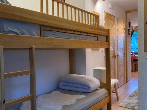 Un ou plusieurs lits superposés dans un hébergement de l'établissement Studio Montgenèvre, 1 pièce, 4 personnes - FR-1-445-147