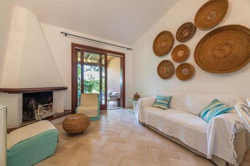 Χώρος καθιστικού στο Casa Anna