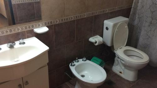 Vonios kambarys apgyvendinimo įstaigoje Bungalows Costero Sur
