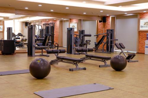 Fitness centrum a/nebo fitness zařízení v ubytování Bravia Hotel Niamey
