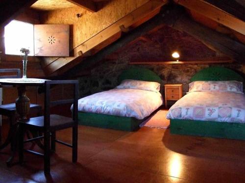 Ліжко або ліжка в номері La Nogala Casa Rural