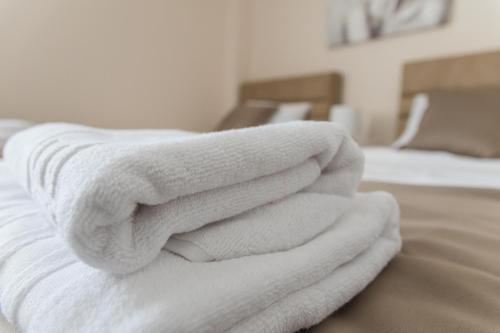 A klub apartmaniにあるベッド