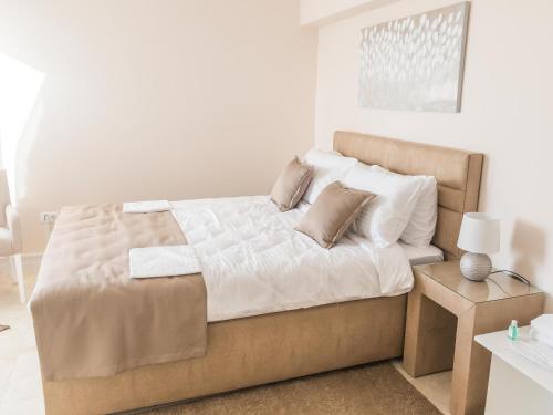 A klub apartmaniにあるベッド