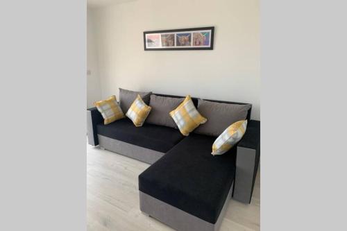 Χώρος καθιστικού στο TomaX Garden Cabin Free Parking