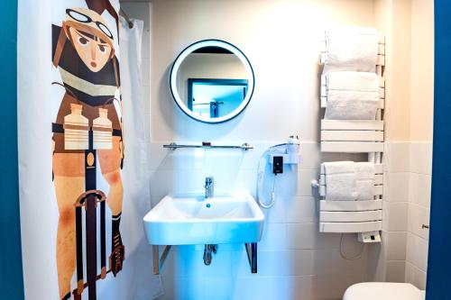 Koupelna v ubytování Le Nesk Ventoux - Hotel