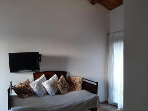 A television and/or entertainment centre at B&B L'amaca della felicità