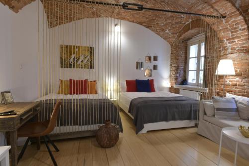 Llit o llits en una habitació de Apartment Azalea