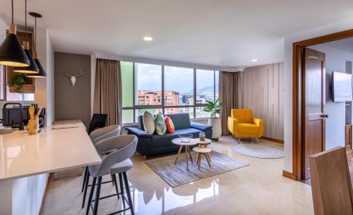 Posezení v ubytování Alcazar de Oviedo by EE Hoteles