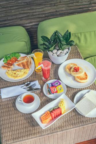 Mad i villaen eller i nærheden