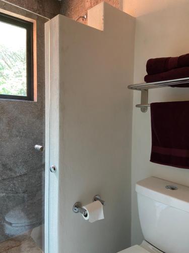 Ένα μπάνιο στο Hospedaje Anturios Valle de Bravo