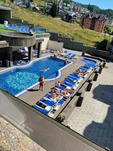 MARION SPA Hotel & Spa - RENOVATION - Rooms, SPA area, Swimming pool, Reception, Restaurant, Lounge Bar, Hookah bar, Children's room, Parking, SPA and Breakfast included in the priceの敷地内または近くにあるプール