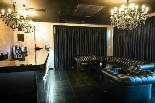 A seating area at Guest house VRAZHDEBNA
