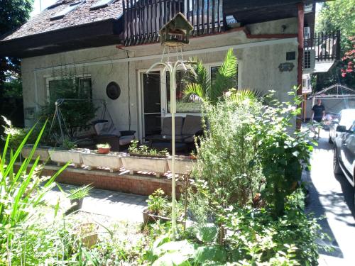 Jardín al aire libre en Balassa House