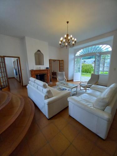 Posezení v ubytování l'orangerie