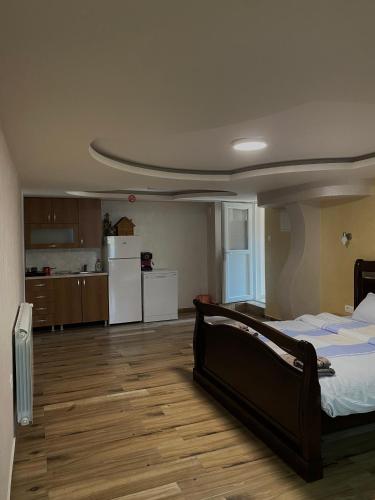 Kuchyň nebo kuchyňský kout v ubytování Apartments & Camp Stanišić