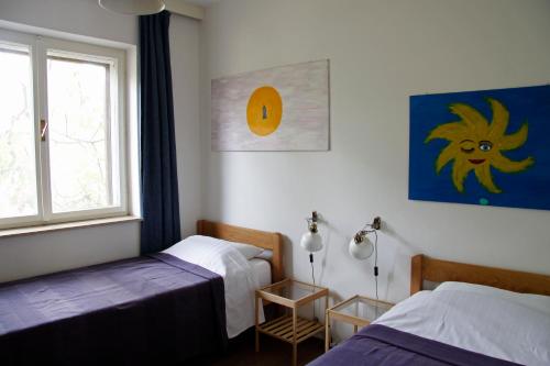 Posteľ alebo postele v izbe v ubytovaní Holiday Home Anja