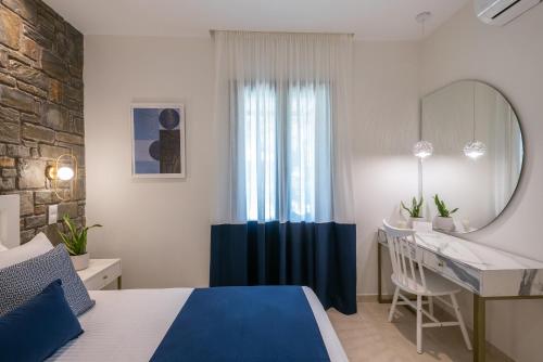 Αngelikon Luxurious Apartmentsにあるベッド