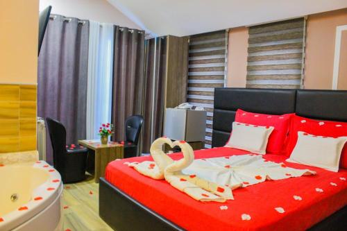 Hotel Goldenにあるベッド