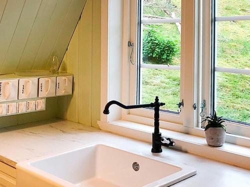 Holiday home bremnes II tesisinde bir banyo