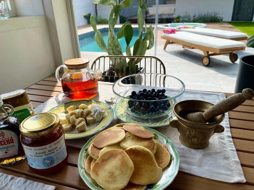 Mad på bed and breakfast-stedet eller i nærheden