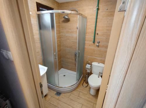 Koupelna v ubytování Hotel Marina OASA