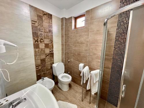 Koupelna v ubytování Vila Ada Hotel