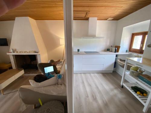 Kuchyňa alebo kuchynka v ubytovaní Apartamento rural Meaus