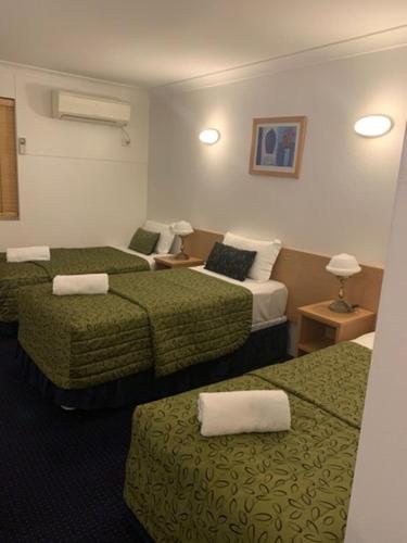 Χώρος καθιστικού στο Airport Motel Brisbane