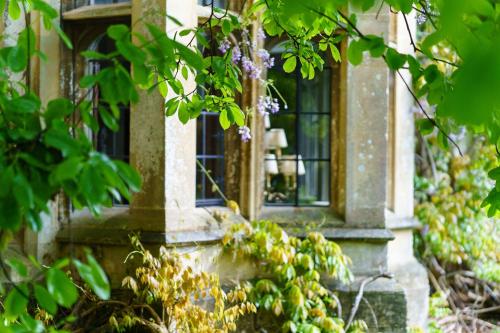 a bunch of green bananas in front of a building at Thornbury Castle - A Relais & Chateaux Hotel in Thornbury