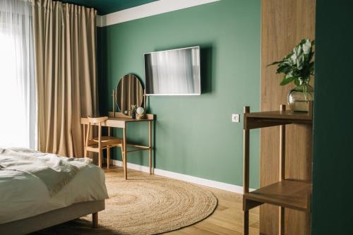 Posteľ alebo postele v izbe v ubytovaní Apartamenty Las